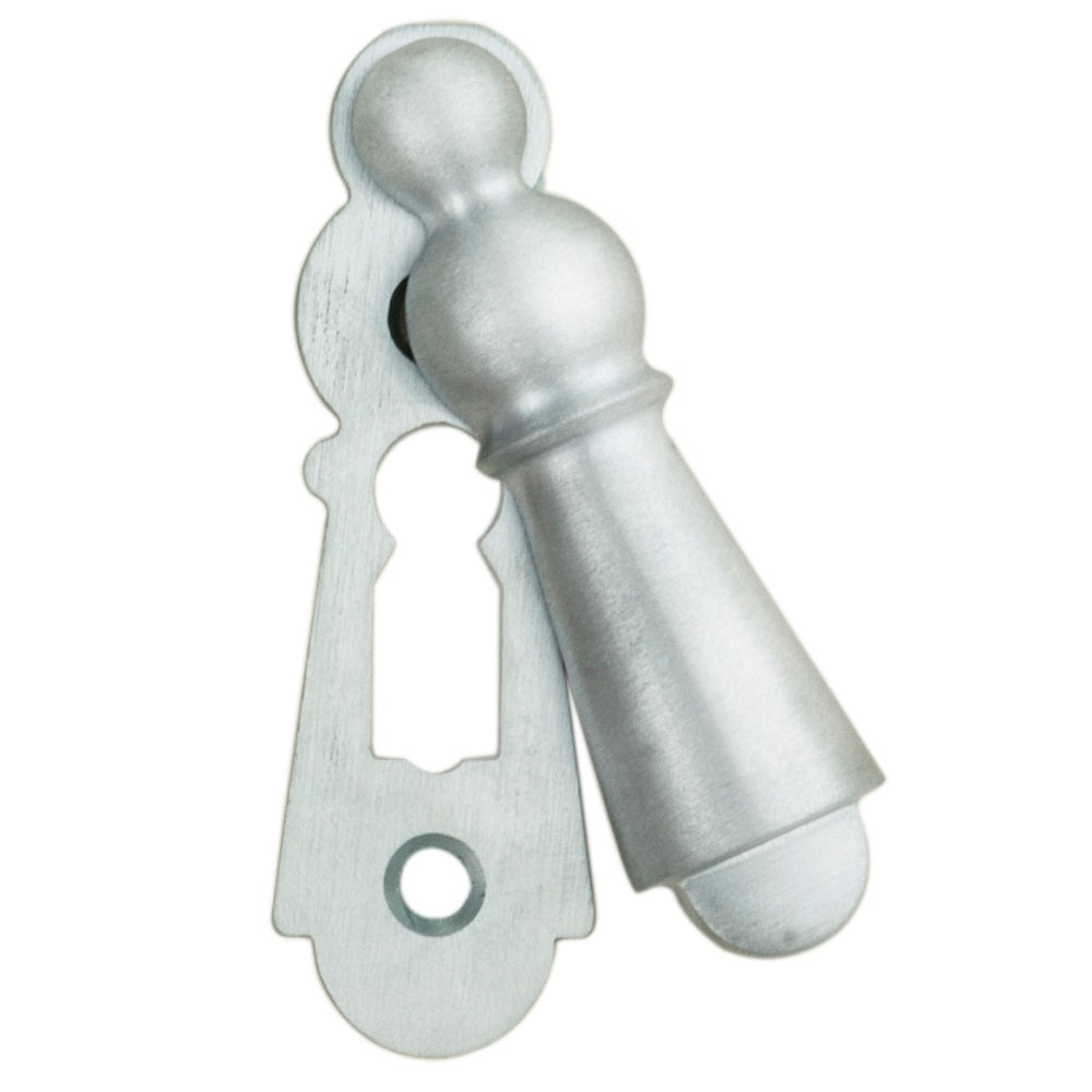 High quality image of Carlisle Brass - Delamain Large Covered Escutcheon - Satin Chrome | Sku. dk4sc | Trade Door Handles.
