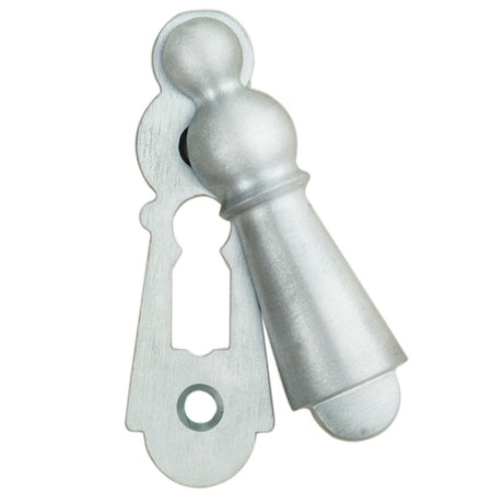 High quality image of Carlisle Brass - Delamain Large Covered Escutcheon - Satin Chrome | Sku. dk4sc | Trade Door Handles.