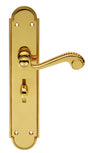High quality image of Carlisle Brass - Chesham Lever on Long WC Backplate - Polished Brass | Sku. dl272 | Trade Door Handles.