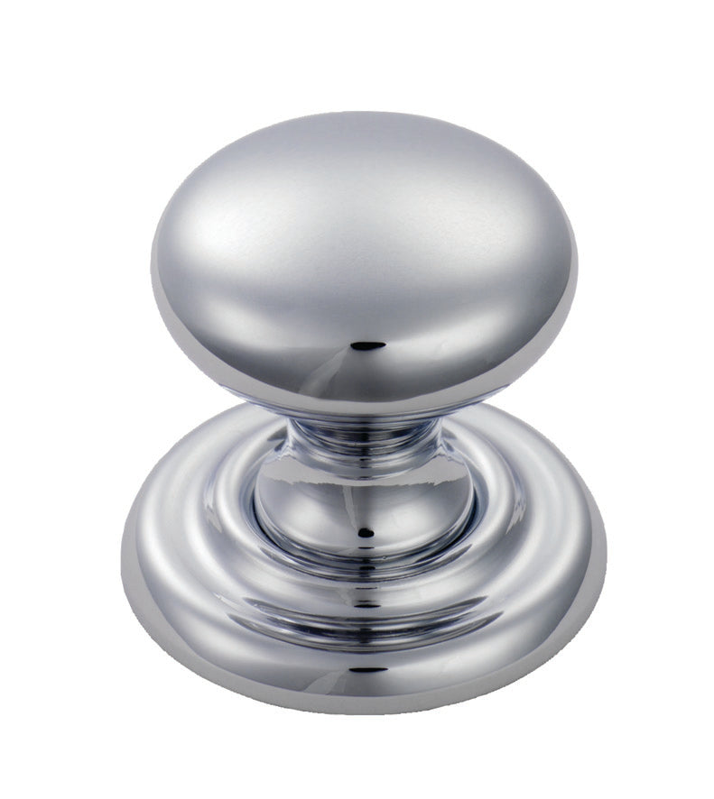 High quality image of FTD - Victorian Knob 32mm - Polished Chrome | Sku. dl47bcp | Trade Door Handles.