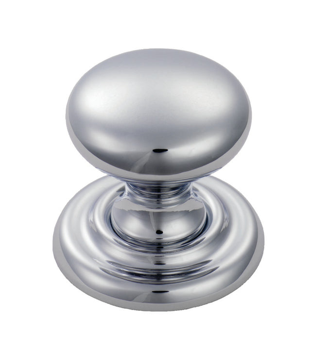 High quality image of FTD - Victorian Knob 32mm - Polished Chrome | Sku. dl47bcp | Trade Door Handles.