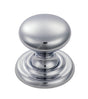 High quality image of FTD - Victorian Knob 32mm - Polished Chrome | Sku. dl47bcp | Trade Door Handles.