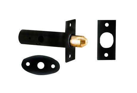 High quality image of Eurospec - Security Door Bolt - Black | Sku. dsb8225black | Trade Door Handles.