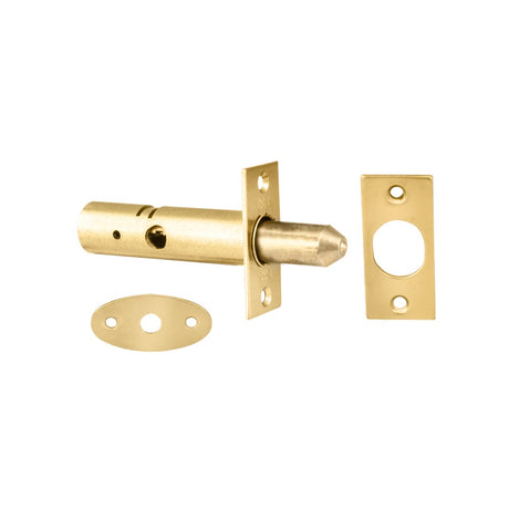 High quality image of Eurospec - Security Door Bolt - Electro Brassed | Sku. dsb8225eb | Trade Door Handles.