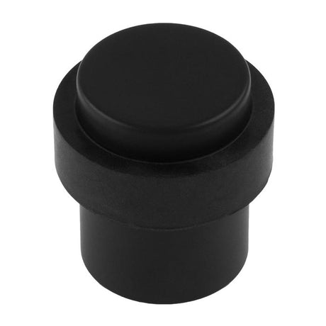 High quality image of Carlisle Brass - Steelworx Floor Mounted Pedestal Door Stops - Matt Black | Sku. dsf1030mb | Trade Door Handles.