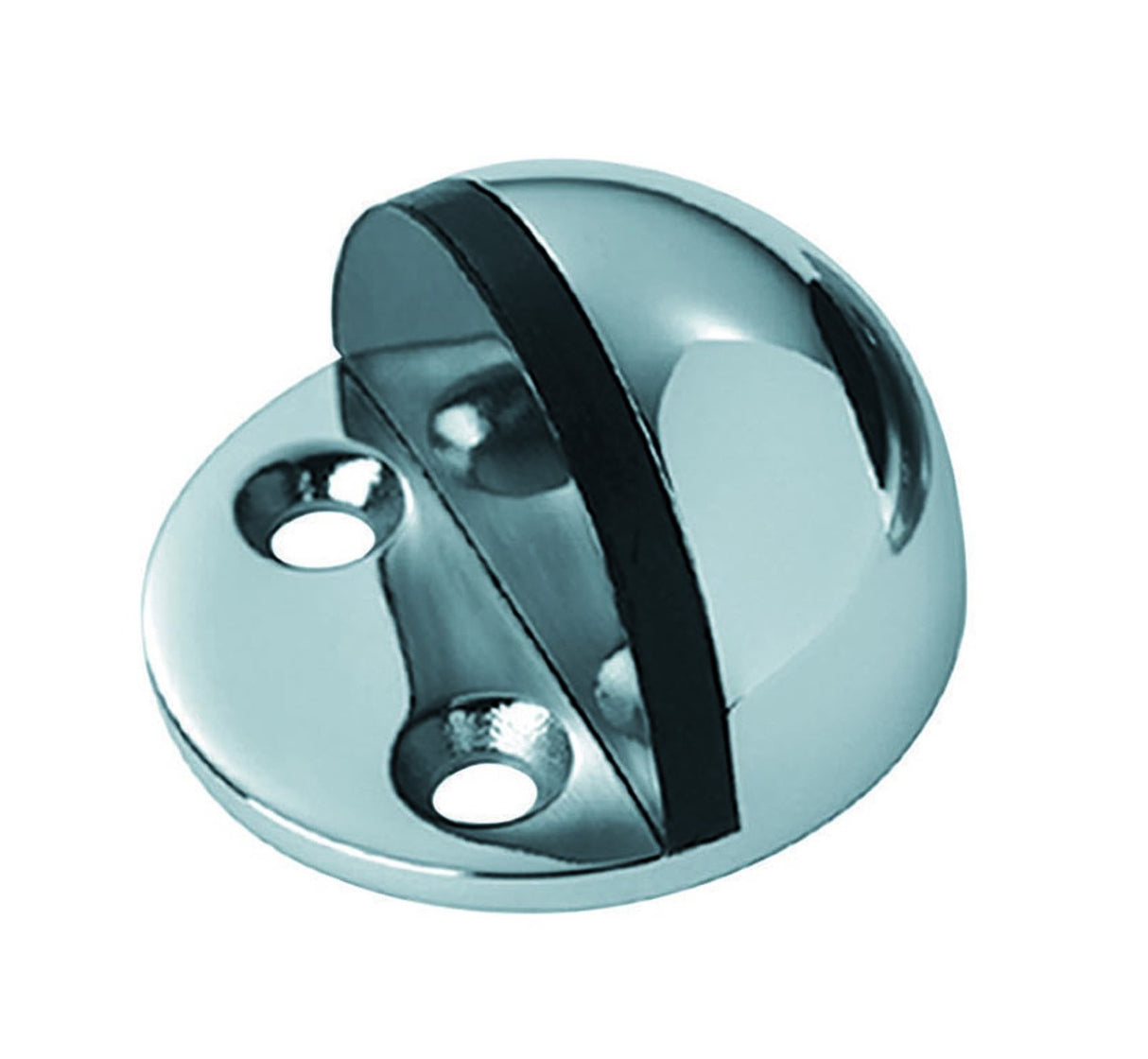 High quality image of Eurospec - Floor Mounted Door Stop - Shielded (Small) - Bright Stainless Steel | Sku. dsf1032bss | Trade Door Handles.