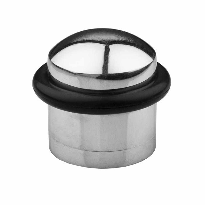 High quality image of Carlisle Brass - Floor Mounted Door Stop - Polished Chrome | Sku. dsf3020cp | Trade Door Handles.