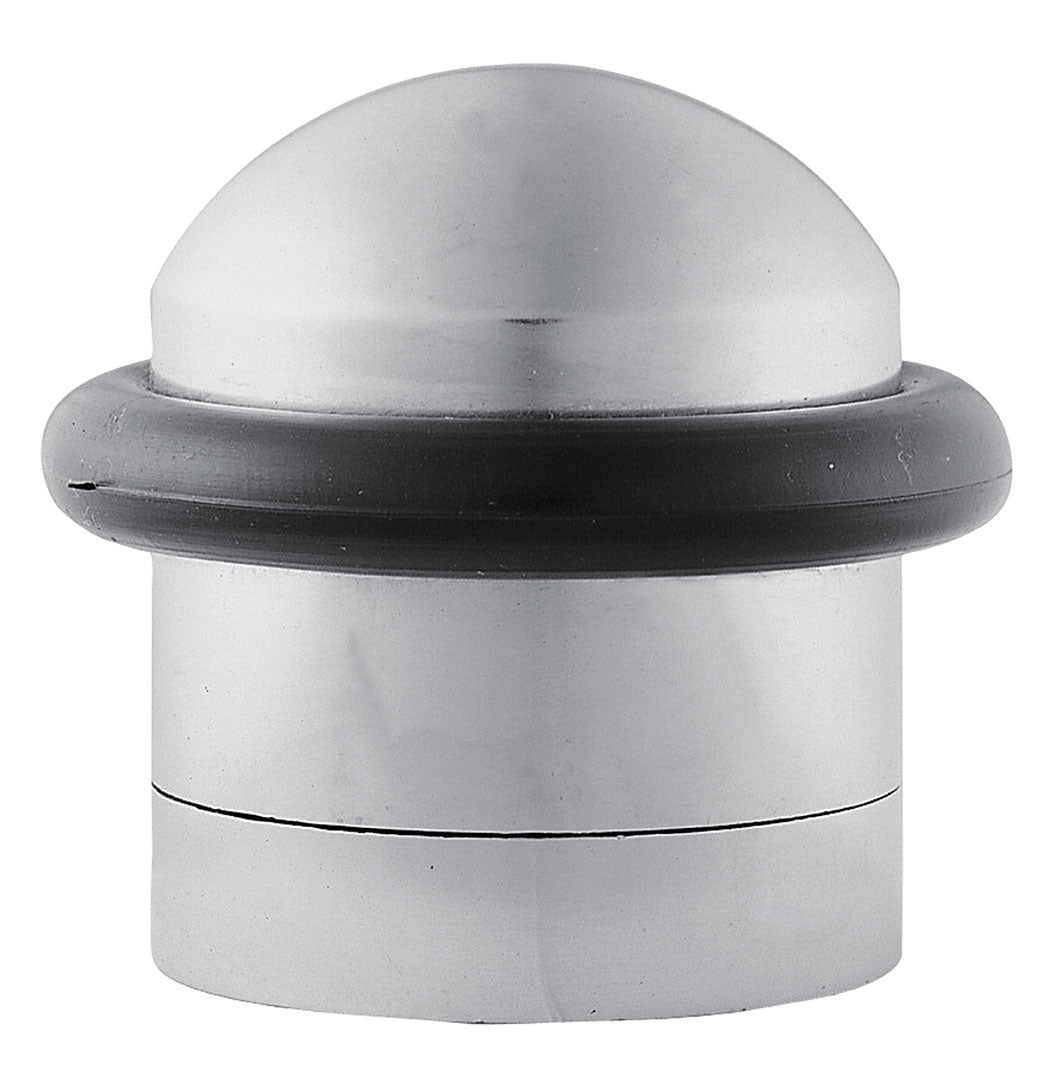 High quality image of Carlisle Brass - Floor Mounted Door Stop - Satin Chrome | Sku. dsf5020sc | Trade Door Handles.