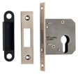 High quality image of Eurospec - Easi-T Economy Euro Profile Deadlock 64mm - Satin Nickel | Sku. ede5025sn | Trade Door Handles.