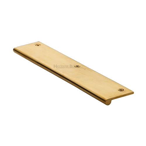Heritage Brass EP Edge Pull Cabinet Handle 200mm Unlacquered Brass Finish