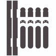 High quality image of Eurospec - CI001230 Concealed Hinge Intumescent Fire Pack | Sku. int1230 | Trade Door Handles.