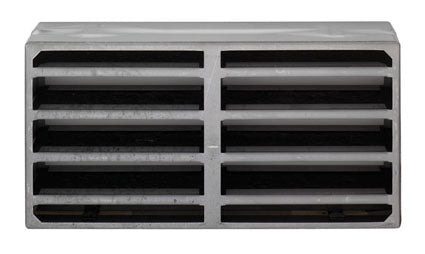 High quality image of Eurospec - Intumescent Air Transfer Vent Grille 150 x 150mm - Silver | Sku. es400 | Trade Door Handles.