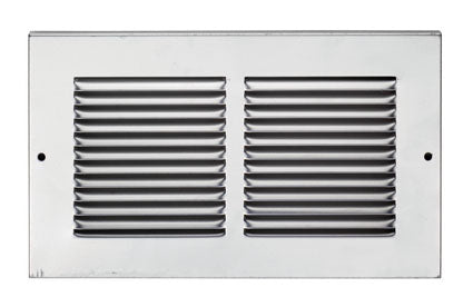 High quality image of Eurospec - Louvre Grille Face Plate Cover 200 x 197mm - Silver | Sku. es420 | Trade Door Handles.