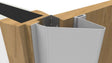 High quality image of Eurospec - Hinge Guards Finger Protectors White Rear - White | Sku. es800 | Trade Door Handles.