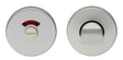 High quality image of Eurospec - Standard Thumbturn and Release - Satin Anodised Aluminium | Sku. est4005saa | Trade Door Handles.