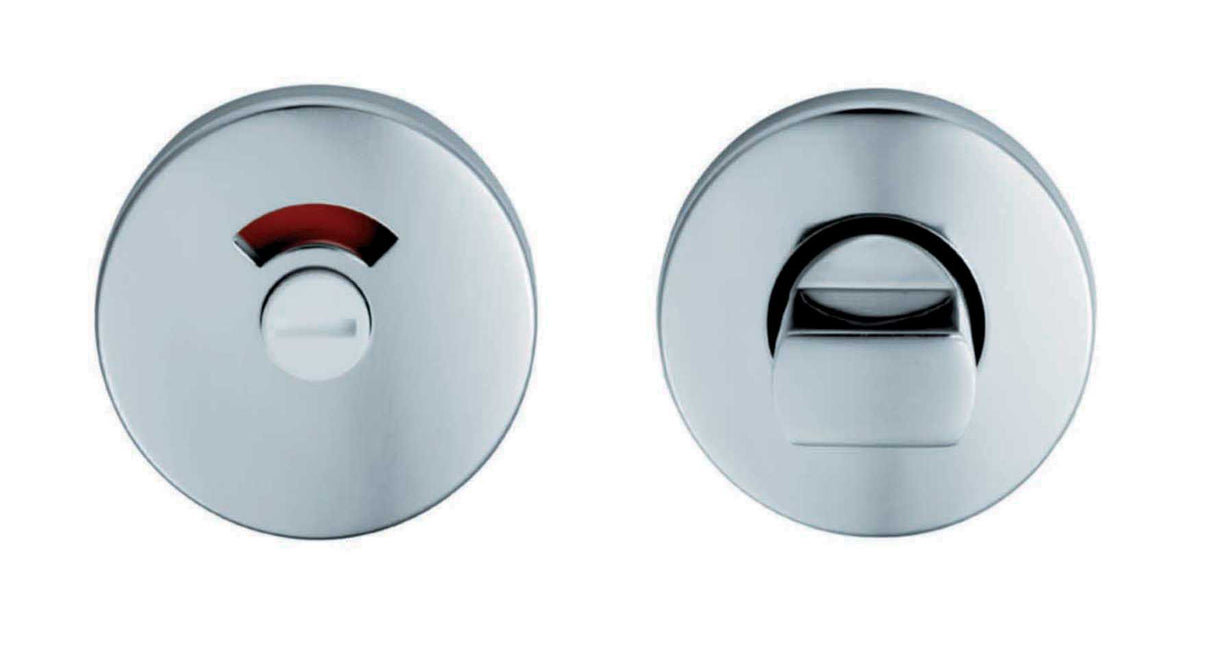 High quality image of Eurospec - Thumbturn & Release c/w indicator - Polished Anodised Aluminium | Sku. est6005paa | Trade Door Handles.
