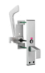 High quality image of Eurospec - Disabled Toilet Handle Set SAA - Satin Anodised Aluminium | Sku. est9625saa | Trade Door Handles.