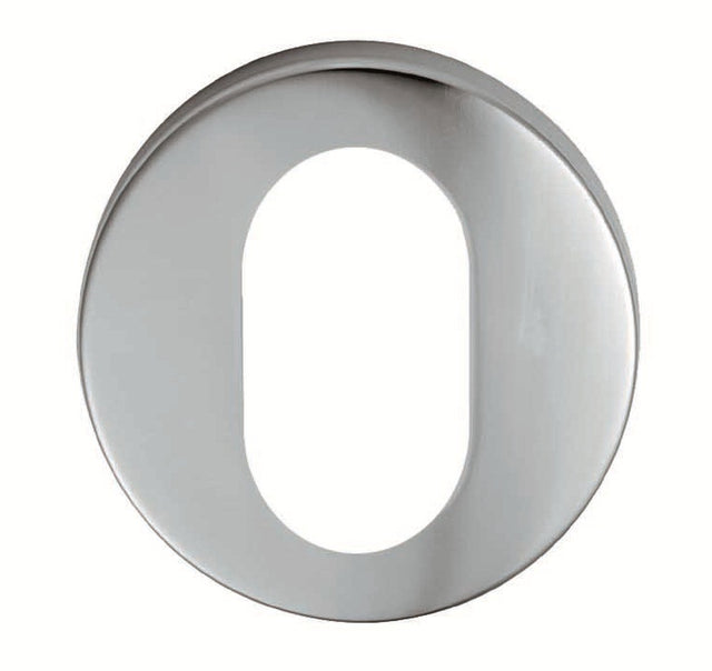 High quality image of Eurospec - Oval profile Escutcheon - Satin Anodised Aluminium | Sku. esu9005saa | Trade Door Handles.