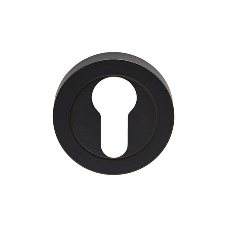 High quality image of Carlisle Brass - Euro Escutcheon - Matt Black | Sku. eul001mb | Trade Door Handles.