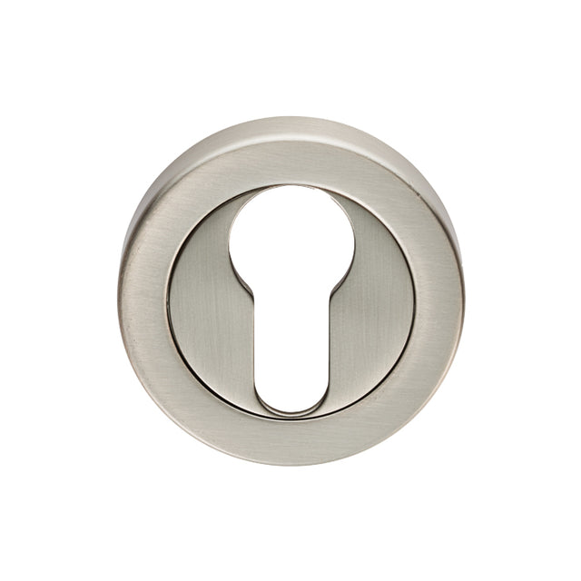 High quality image of Carlisle Brass - Euro Escutcheon - Satin Nickel | Sku. eul001sn | Trade Door Handles.