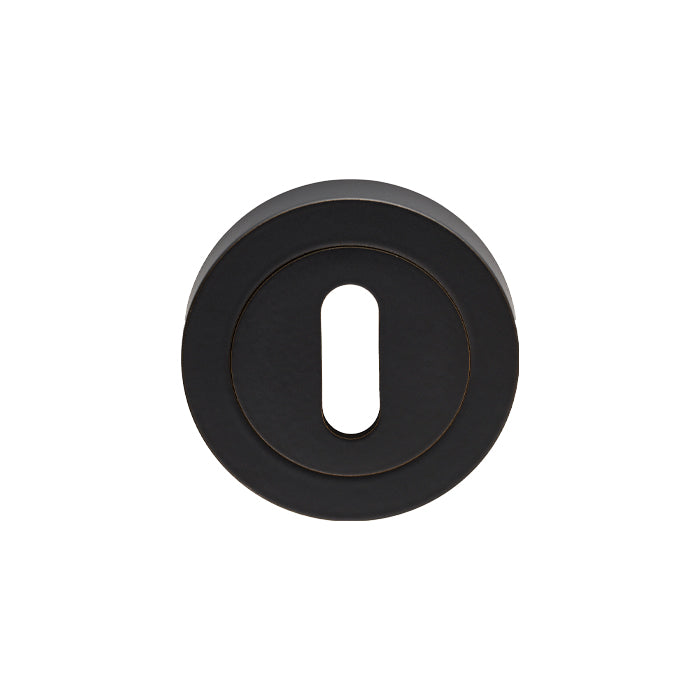 High quality image of Carlisle Brass - Lock Escutcheon - Matt Black | Sku. eul002mb | Trade Door Handles.