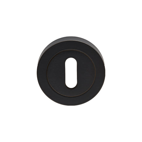 High quality image of Carlisle Brass - Lock Escutcheon - Matt Black | Sku. eul002mb | Trade Door Handles.