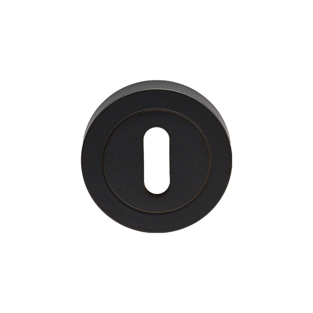 High quality image of Carlisle Brass - Lock Escutcheon - Matt Black | Sku. eul002mb | Trade Door Handles.