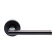 High quality image of Carlisle Brass - Trentino Lever on Rose - Matt Black | Sku. eul030mb | Trade Door Handles.