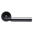 High quality image of Carlisle Brass - Amiata Lever on Rose - Matt Black | Sku. eul040mb | Trade Door Handles.