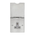 EuroLite Electrical Grey / 1 Gang Floor Socket Eurolite Floor Sockets 1 Gang Floor Socket - Satin Stainless Steel