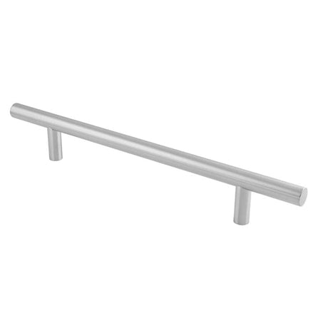 Eurospec Door Furniture Satin Stainless Steel / Pull Handles Eurospec - 22MM DIA. STRAIGHT T BAR PULL HANDLE G304 (300MM C/C) - SSS