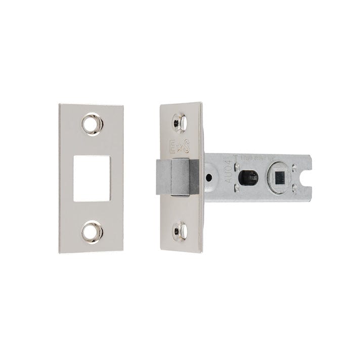 Eurospec Locks & Latches Polished Nickel / Deadbolts Eurospec - Bolt-Through Tubular Deadbolt - Polished Nickel - 64mm