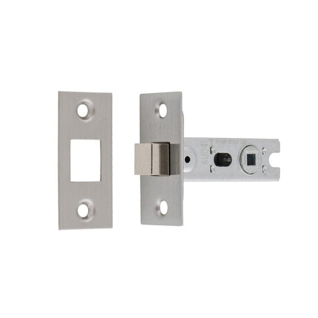 Eurospec Locks & Latches Satin Stainless Steel / Deadbolts Eurospec - Bolt-Through Tubular Deadbolt - Satin Stainless Steel - 64mm