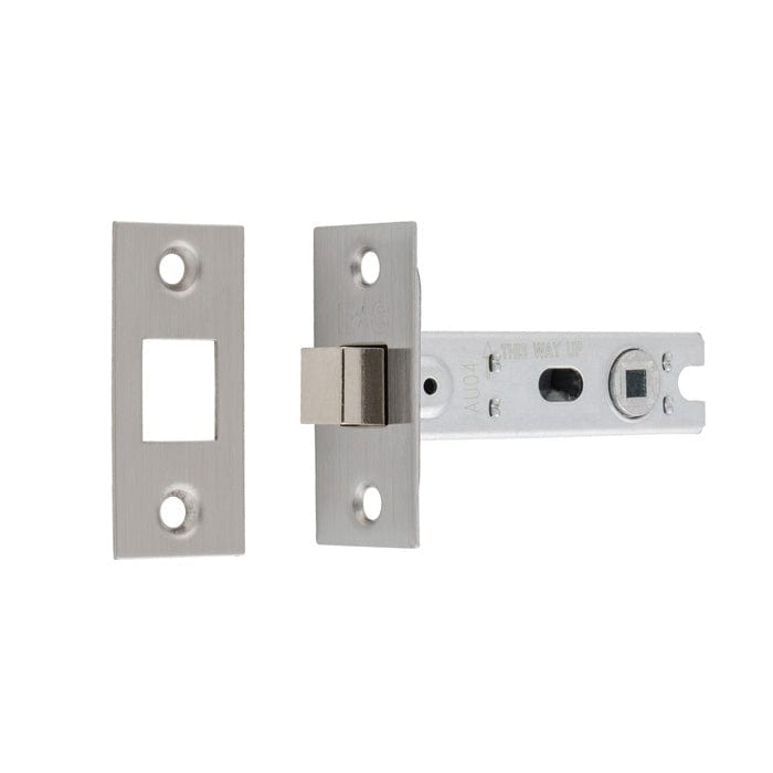 Eurospec Locks & Latches Satin Stainless Steel / Deadbolts Eurospec - Bolt-Through Tubular Deadbolt - Satin Stainless Steel - 76mm