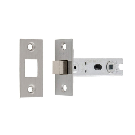 Eurospec Locks & Latches Satin Stainless Steel / Deadbolts Eurospec - Bolt-Through Tubular Deadbolt - Satin Stainless Steel - 76mm