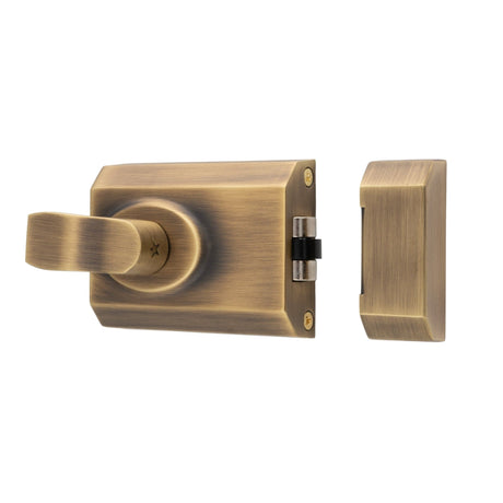 Eurospec Locks & Latches Antique Brass / 60mm / Rollerbolt Eurospec - Contract Rim Cylinder Rollerbolt Rim Cylinder Rollerbolt 60mm - Antique Brass
