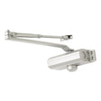 Eurospec Door Furniture Silver / Door Controls Eurospec - FIXED SIZE 3 OVERHEAD DOOR CLOSER C/W FIG. 6 BRACKET - SILVER