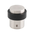 High quality image of Eurospec - Floor Mounted Pedestal Door Stop Anti-Tamper - Satin Stainless Steel | Sku. dsf1030sss-at | Trade Door Handles.