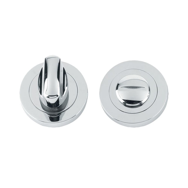 High quality image of the Fulton & Bray - 5mm Turn & Release 50mm dia. - Polished Chrome | Sku. fb004cp | available to order from Trade Door Handles.