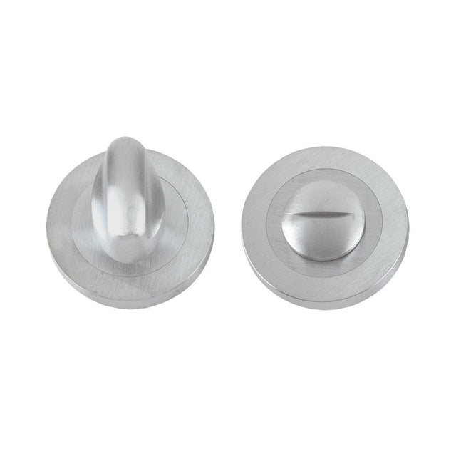 High quality image of the Fulton & Bray - 5mm Turn & Release 50mm dia. - Satin Chrome | Sku. fb004sc | available to order from Trade Door Handles.