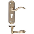 High quality image of the Fulton & Bray - Winchester Lever Euro Lock (47.5mm c/c) Furniture 180 x 48mm - Florentine Bronze | Sku. fb051epfb | available to order from Trade Door Handles.