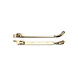 High quality image of the Fulton & Bray - Bulb End Casement Stay 8" - Polished Brass | Sku. fb100 | available to order from Trade Door Handles.