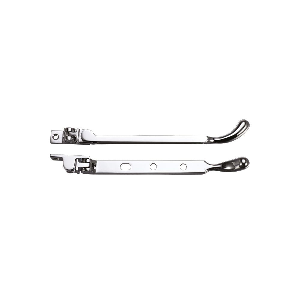 High quality image of the Fulton & Bray - Bulb End Casement Stay 8" - Polished Chrome | Sku. fb100cp | available to order from Trade Door Handles.