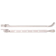 High quality image of the Fulton & Bray - Bulb End Casement Stay 12" - PVD Satin Nickel | Sku. fb102pvdsn | available to order from Trade Door Handles.