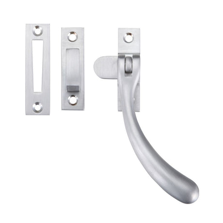High quality image of the Fulton & Bray - Bulb End Casement Fastener - Offset Version - Satin Chrome | Sku. fb104sc | available to order from Trade Door Handles.