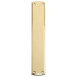 High quality image of the Fulton & Bray - Finger Plate 64 x 382mm - Polished Brass | Sku. fb107 | available to order from Trade Door Handles.