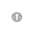 High quality image of the Fulton & Bray - Std. Key Profile Victorian Escutcheon 32mm dia. - Polished Chrome | Sku. fb10cp | available to order from Trade Door Handles.
