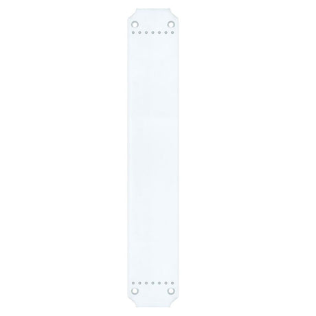 High quality image of the Fulton & Bray - Finger Plate for FB114LCP and FB114RCP - 370 x 64mm - Polished Chrome | Sku. fb115cp | available to order from Trade Door Handles.