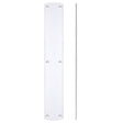 High quality image of the Fulton & Bray - Large Finger Plate for FB118LCP and FB118RCP - 457 x 76mm - Polished Chrome | Sku. fb119cp | available to order from Trade Door Handles.