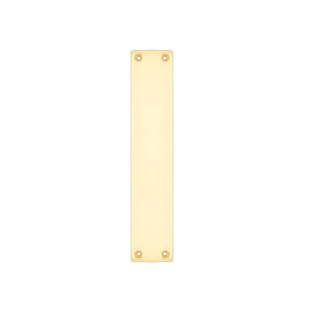 High quality image of the Fulton & Bray - Finger Plate for FB112A - 300 x 60mm - Polished Brass | Sku. fb122a | available to order from Trade Door Handles.